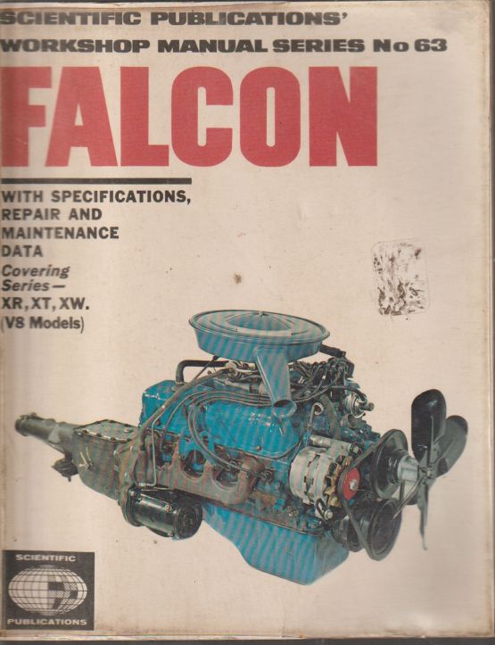 Falcon Fairlane 1966 - 1970 V8 With Specifications Repair And Ma (image for) Falcon Fairlane 1966 - 1970 V8 With Specifications Repair And Ma