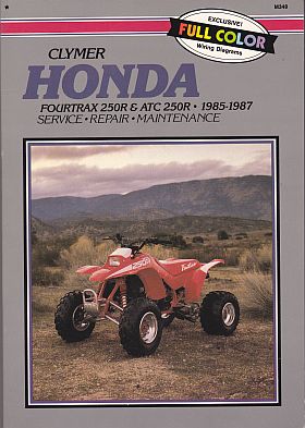 Honda Fourtrax 250R and ATC 250R 1985-1987 Service Repair Main (image for) Honda Fourtrax 250R and ATC 250R 1985-1987 Service Repair Main