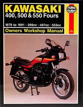Kawasaki 400 500 and 550 Fours (79 - 91) Owners Workshop Manual (image for) Kawasaki 400 500 and 550 Fours (79 - 91) Owners Workshop Manual