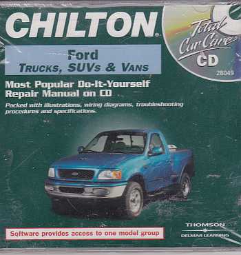 Ford Trucks, SUVs and Vans 1986 to 2000 Shop Manual CD (image for) Ford Trucks, SUVs and Vans 1986 to 2000 Shop Manual CD