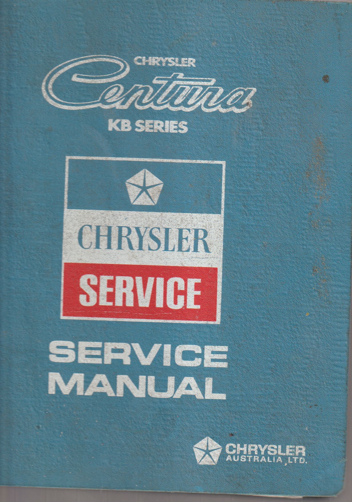Chrysler Centura KB Series Service Manual 3884930 (image for) Chrysler Centura KB Series Service Manual 3884930