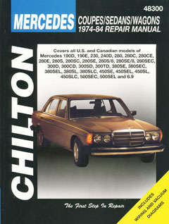 Mercedes-Benz Saloons, Estates and Coupes (1974-84) (image for) Mercedes-Benz Saloons, Estates and Coupes (1974-84)