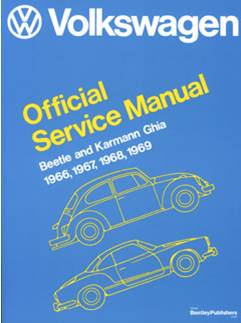 Volkswagen Official Service Manual Type 1 Beetle and Karmann Chi (image for) Volkswagen Official Service Manual Type 1 Beetle and Karmann Chi