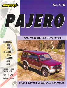Pajero NH, NJ Series V6 1991-1996 Service and Repair Manual (image for) Pajero NH, NJ Series V6 1991-1996 Service and Repair Manual
