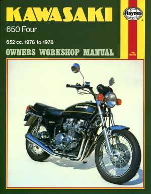 Kawasaki KZ650 1976-78 Owners' Workshop Manual by Haynes (image for) Kawasaki KZ650 1976-78 Owners' Workshop Manual by Haynes