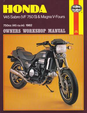 Honda V 45 VF750 1982 Owners Workshop Manual 820 (image for) Honda V 45 VF750 1982 Owners Workshop Manual 820