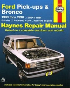 Ford Pick-ups and Bronco (Petrol) 1980 - 1996 Haynes Owners Serv (image for) Ford Pick-ups and Bronco (Petrol) 1980 - 1996 Haynes Owners Serv