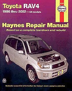 Toyota RAV4 (96 - 2002 ) Haynes Repair Manual 9781563924521 (image for) Toyota RAV4 (96 - 2002 ) Haynes Repair Manual 9781563924521