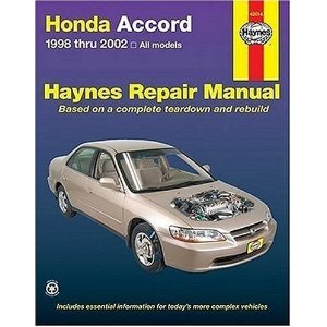 Honda Accord (98 - 02) Haynes Repair Manual 42014 (image for) Honda Accord (98 - 02) Haynes Repair Manual 42014