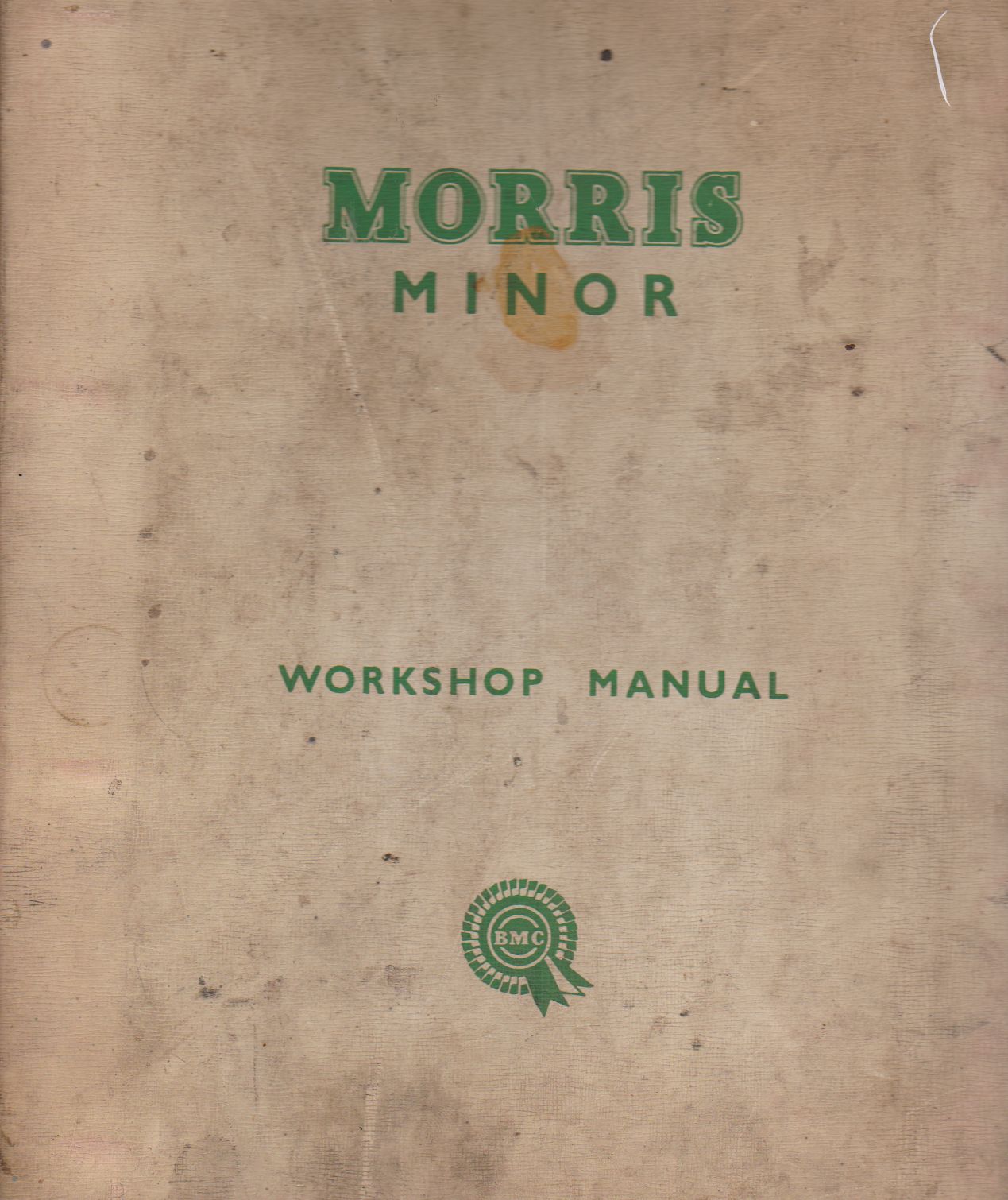 Morris Minor Workshop Manual : BMC - AKD530E - Factory (image for) Morris Minor Workshop Manual : BMC - AKD530E - Factory