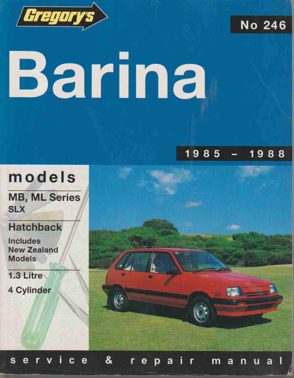 Holden Barina MB-Ml 1.3 Ltr (1985-88) Repair Manual (image for) Holden Barina MB-Ml 1.3 Ltr (1985-88) Repair Manual