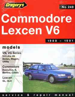 Holden Commodore and Toyota Lexcen V6 1988 - 1991 Owners Service (image for) Holden Commodore and Toyota Lexcen V6 1988 - 1991 Owners Service