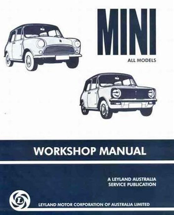 MINI (concise) Mini & Moke Workshop Manual, TP838 (image for) MINI (concise) Mini & Moke Workshop Manual, TP838