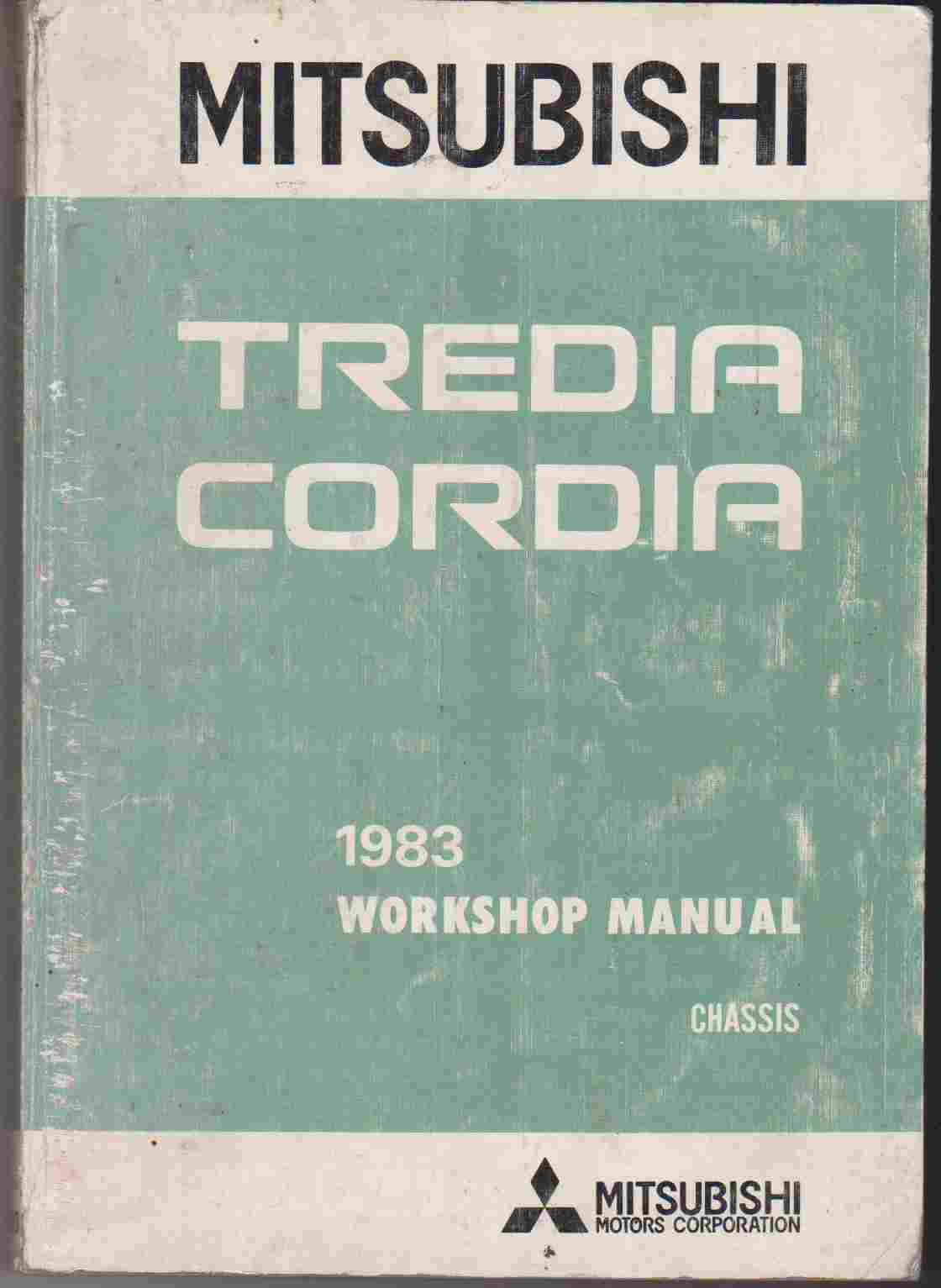 Mitsubishi Cordia /Trevia 1983 workshop manual chassis (image for) Mitsubishi Cordia /Trevia 1983 workshop manual chassis