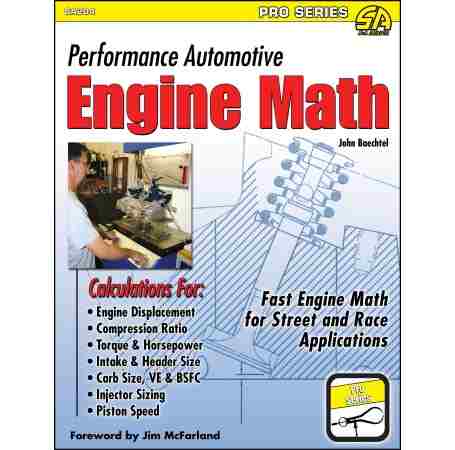 Performance Automotive Engine Math 9781934709474 (image for) Performance Automotive Engine Math 9781934709474