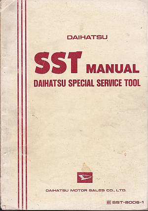 Daihatsu Special Service Tool Manual SST-8006-1 Daihatsu Special Service Tool Manual SST-8006-1
