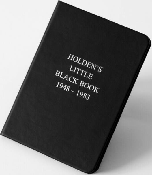 Holden's Little Black Book 1948 - 1983 (image for) Holden's Little Black Book 1948 - 1983