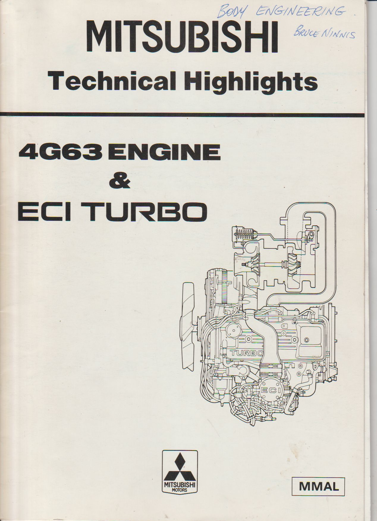 Mitsubishi 4G63 Engine Technical Highlights & ECI Turbo TE22007 (image for) Mitsubishi 4G63 Engine Technical Highlights & ECI Turbo TE22007