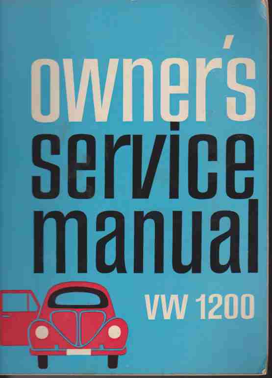 VW 1200 Owners Service Manual Delius, Kiasing & Co (image for) VW 1200 Owners Service Manual Delius, Kiasing & Co