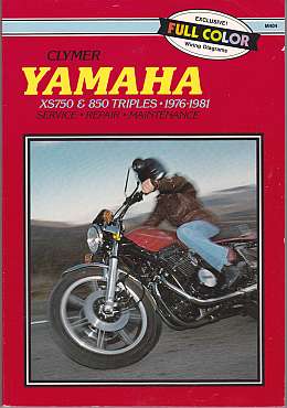 r Yamaha XS750 and XS850 1976-1981 Repair Manual M404 (image for) r Yamaha XS750 and XS850 1976-1981 Repair Manual M404