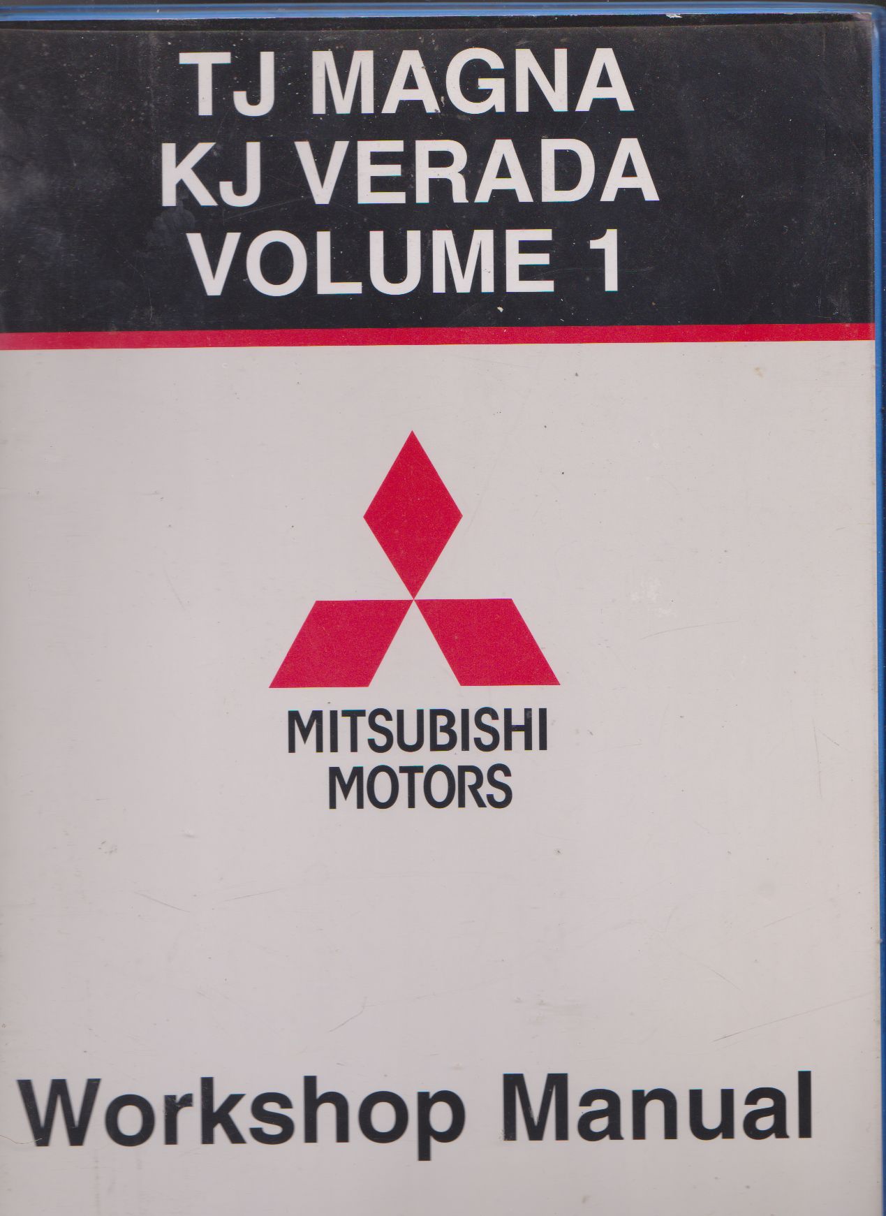 Mitsubishi TJ-KJ Series Magna / Verada / Diamanta Workshop Manu (image for) Mitsubishi TJ-KJ Series Magna / Verada / Diamanta Workshop Manu