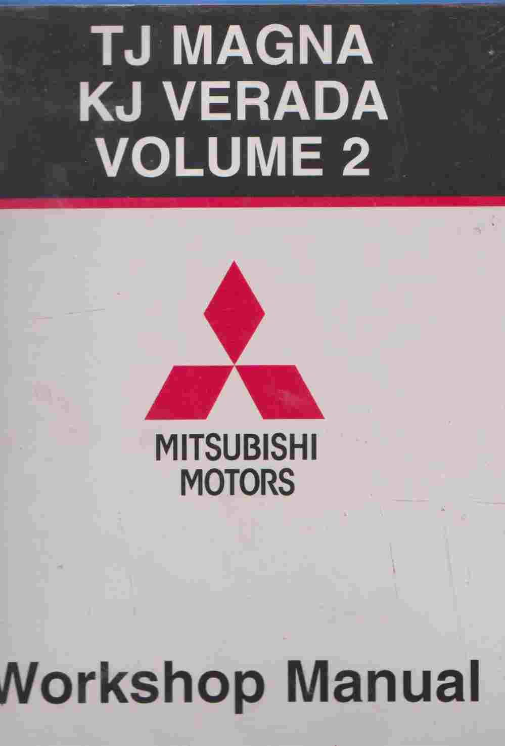 Mitsubishi TJ-KJ Series Magna / Verada / Diamanta Workshop Manua (image for) Mitsubishi TJ-KJ Series Magna / Verada / Diamanta Workshop Manua
