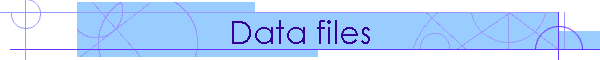 Data files
