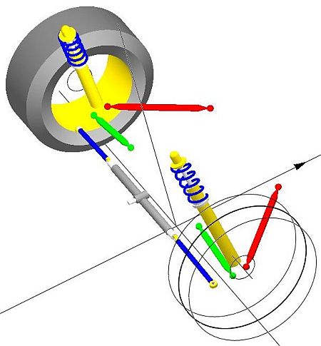 Strut, Lower Virtual A-Arm, Steering Link [Front] Strut, Lower Virtual A-Arm, Toe Link [Rear]As used on the front of some BMWs