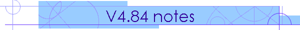 Version 4.84 has a number of enhancements.   A new VCalc button has been added.   PitchData - this is where the suspension travel data is specified