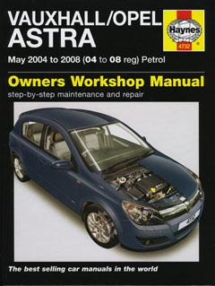 Vauxhall (Holden) Astra (AH) Petrol 2004-2008 Repair Manual 4732 (image for) Vauxhall (Holden) Astra (AH) Petrol 2004-2008 Repair Manual 4732