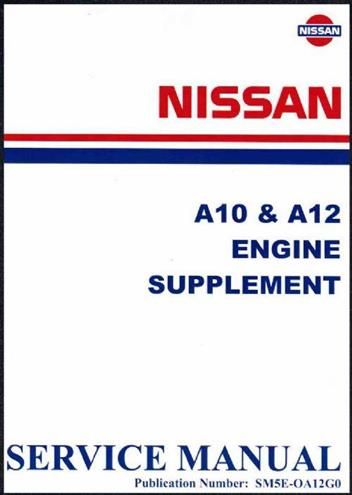 Datsun 1200 B120 Ute A10 and A12 Engine Supplement Workshop Ma Datsun 1200 B120 Ute A10 and A12 Engine Supplement Workshop Ma