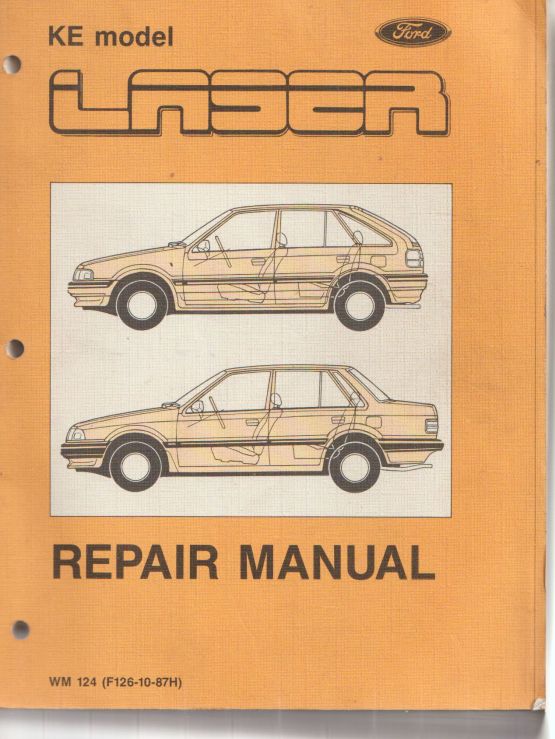 Ford KE Laser & GE Meteor 1987 To 1990 Including DOHC, Turbo A Ford KE Laser & GE Meteor 1987 To 1990 Including DOHC, Turbo A