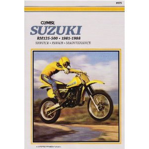 Suzuki RM125-500 SIngle Shock 1981-1988 Repair Manual M379 (image for) Suzuki RM125-500 SIngle Shock 1981-1988 Repair Manual M379