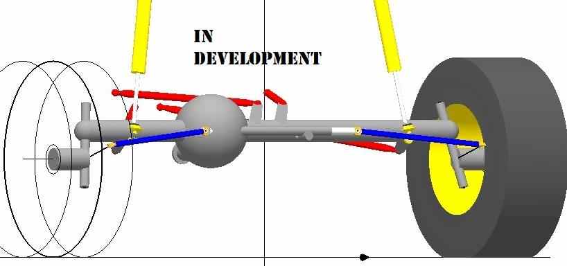 Portal axles (or portal gear lifts) are an off-road vehicle suspension and drive technology where the axle tube or the half-shaft is off-set from – usually above – the center of the wheel hub and where driving power is transferred to each wheel via a simple gearbox, built onto each hub.[1] This gives two advantages: ground clearance is increased, particularly beneath the low-slung differential housing of the main axles — and secondly, any hub reduction gearing allows the axle halfshafts to drive the same power but at reduced torque (by using higher shaft speed). This reduces load on the axle crownwheel and differential. 