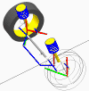 Renault_And_Honda_Vehicles Dual-axis strut
                  [Front] As used on Renault Megane and Honda Civic